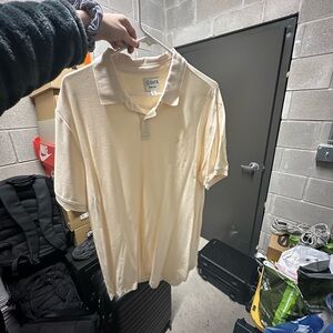 Men's Cream collard Shirt